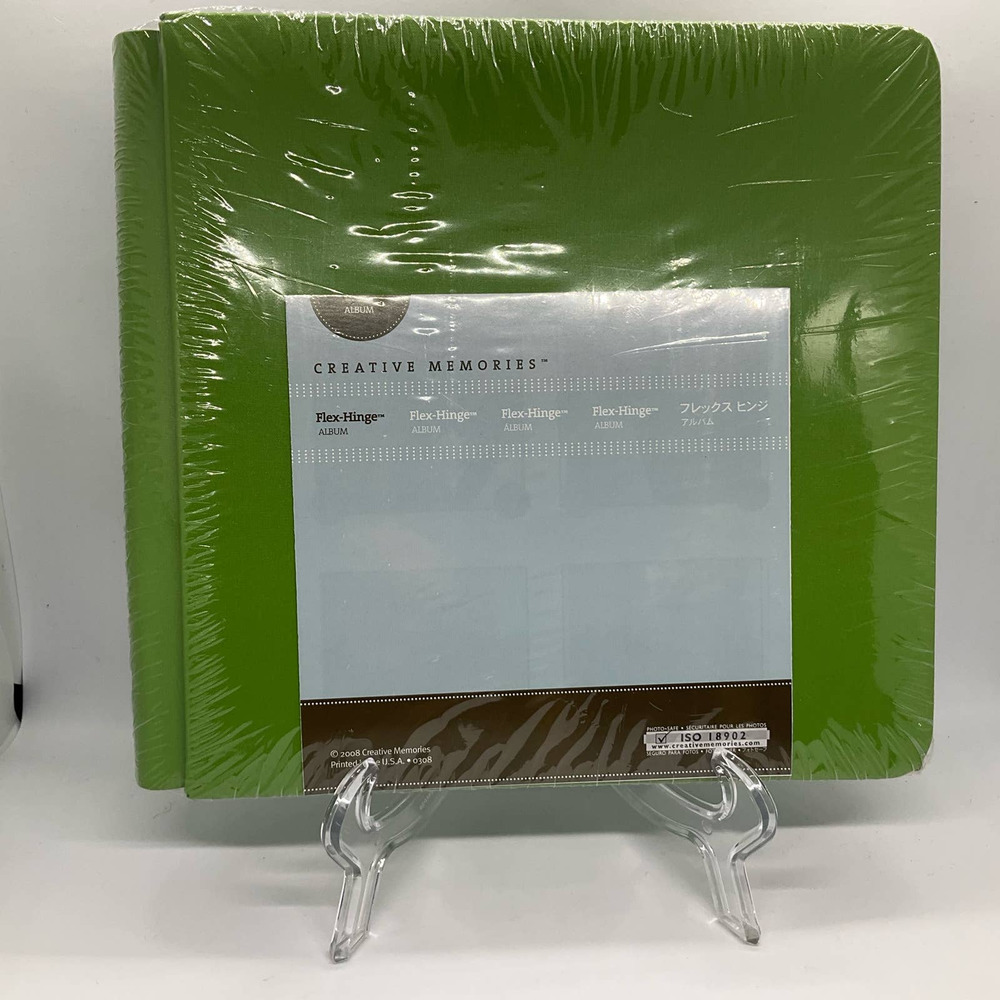 Creative Memories 8x8 Flex Hinge Album Cover Light Green
